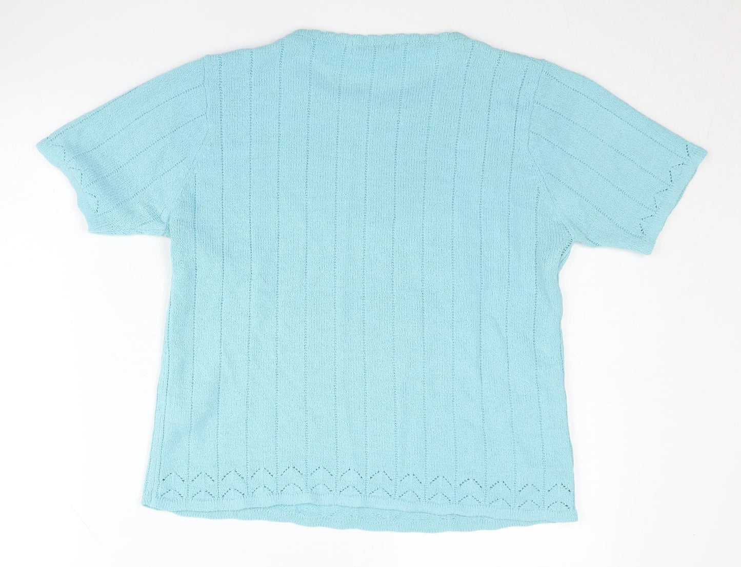 Womens UK Size 14 Berkertex Blue Pullover Jumper