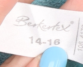 Womens UK Size 14 Berkertex Blue Pullover Jumper