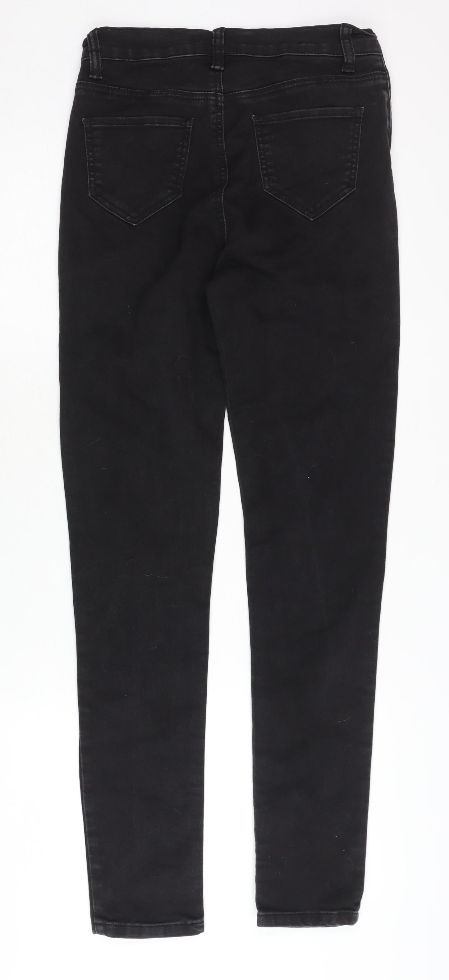 Womens UK Size 10 The Rockn Rev  Skinny Black Jeans