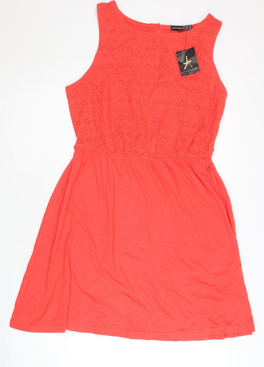Atmosphere Women's Red A-Line Casual Dress Size 14