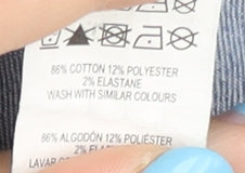 Denim Co. Women's Blue Skinny Jeans Size 12 Slim Fit