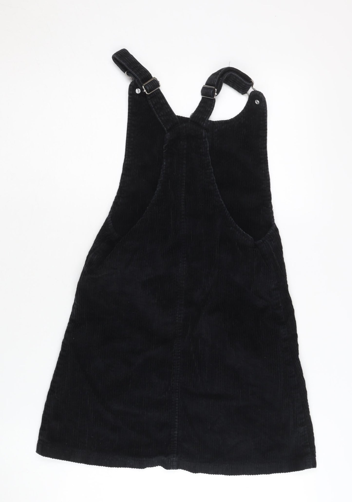 F&F Girls' Black Pinafore Dress, Size 11-12 Years
