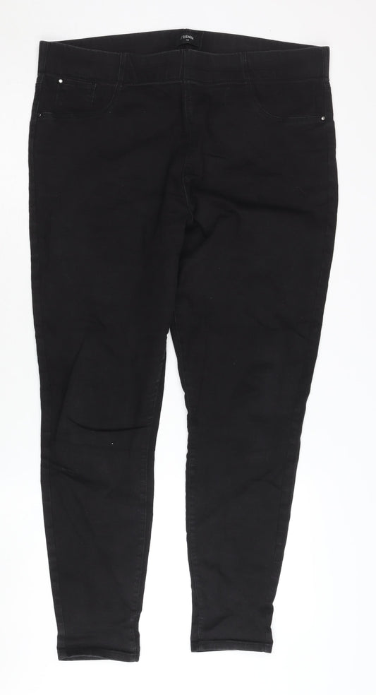 Matalan Women's Black Skinny Jeans Size 16