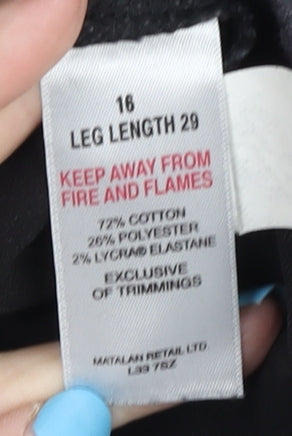 Matalan Women's Black Skinny Jeans Size 16