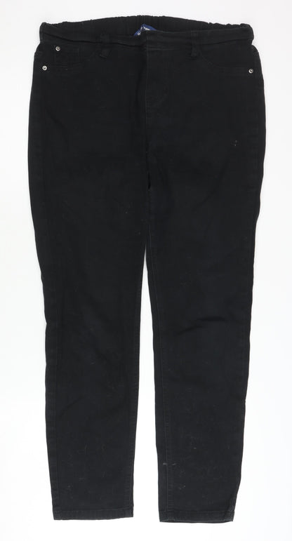 BHS Women's Black Jeans Size 16 Regular Fit