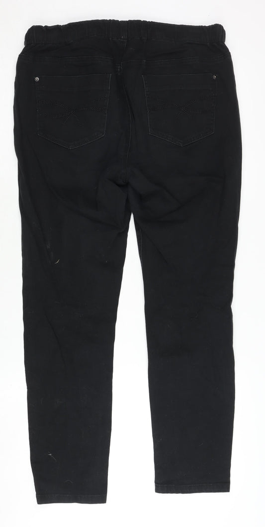 BHS Women's Black Jeans Size 16 Regular Fit