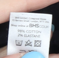 BHS Women's Black Jeans Size 16 Regular Fit