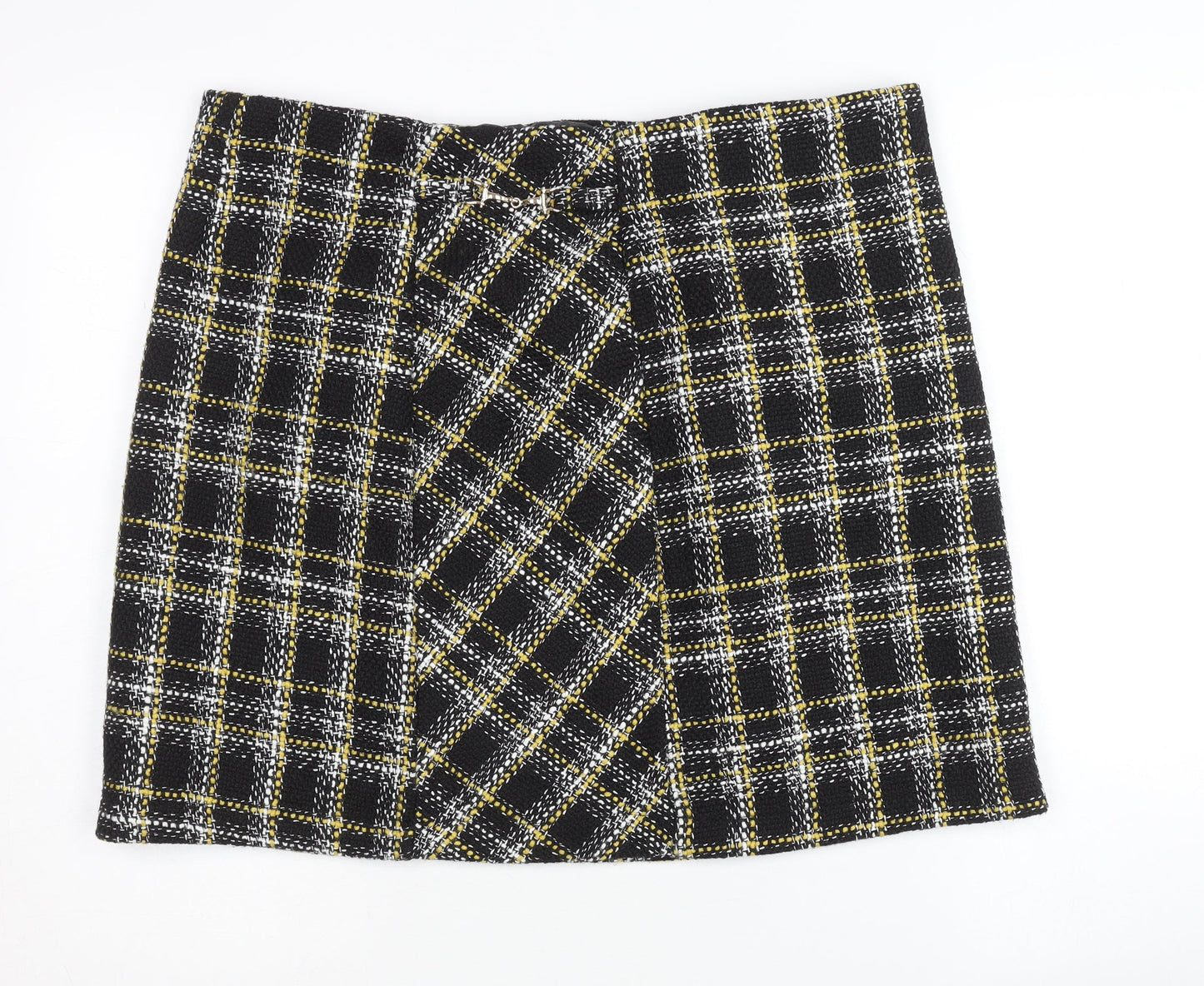 F&F Women's Black Check Skirt, Size 18, Excellent Condition