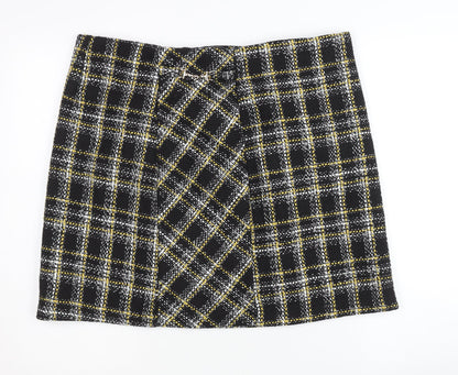 F&F Women's Black Check Skirt, Size 18, Excellent Condition
