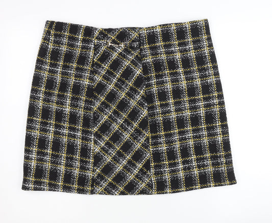 F&F Women's Black Check Skirt, Size 18, Excellent Condition