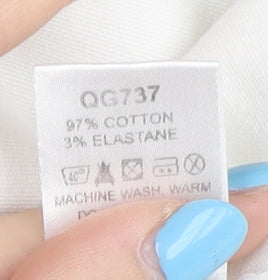 Capsule Women's White Shorts Size 20, Cotton Blend