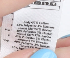 F&F Women's White Jeans Size 8 with Zip Accents