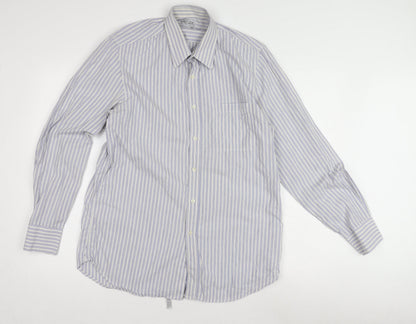 Mens UK Collar Size 15.5 Jaeger Smart Multicoloured  Dress Shirt