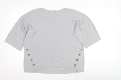 Womens UK Size XL Monsoon Grey Pullover Jumper