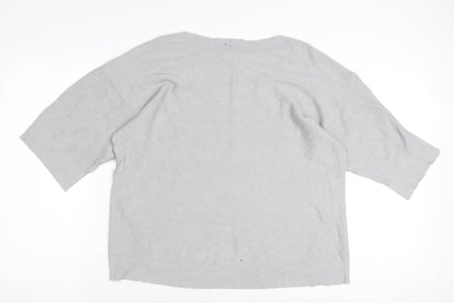 Womens UK Size XL Monsoon Grey Pullover Jumper