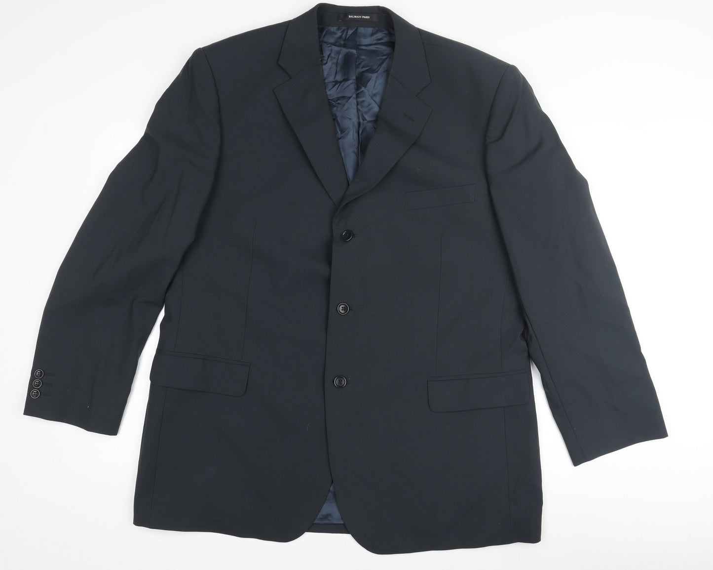 Mens UK Size 46 M Balmain Regular Grey Suit Jacket