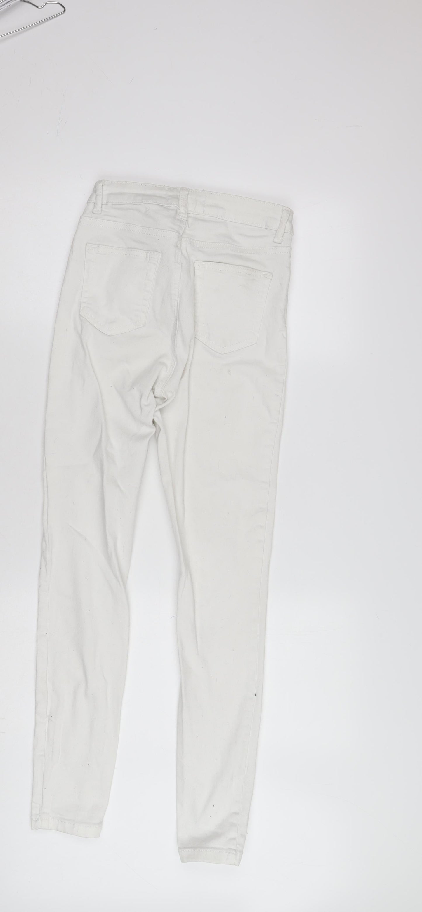 Primark Women's White Skinny Jeans Size 8
