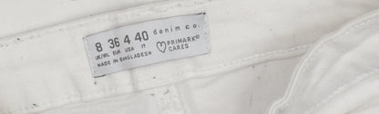 Primark Women's White Skinny Jeans Size 8
