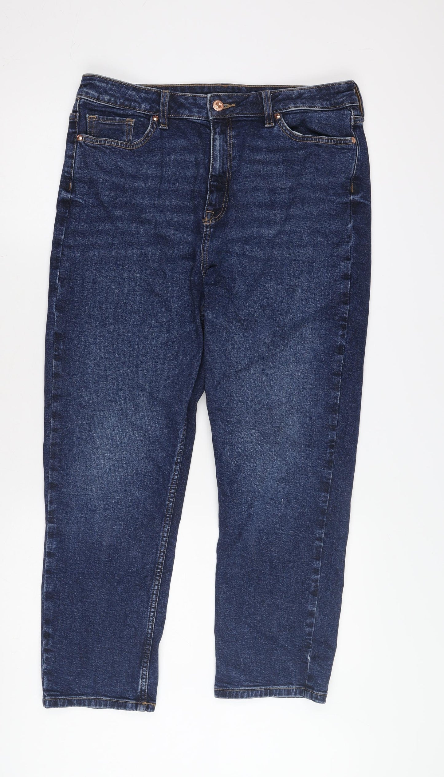 F&F Men's Blue Straight Jeans Size 12 Regular Fit