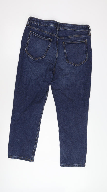 F&F Men's Blue Straight Jeans Size 12 Regular Fit