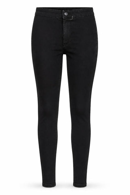 Womens UK Size 8 Denim Co Slim Fit Skinny Black Jeans