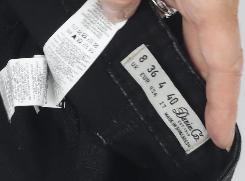 Denim Co Women's Black Skinny Jeans Size 8