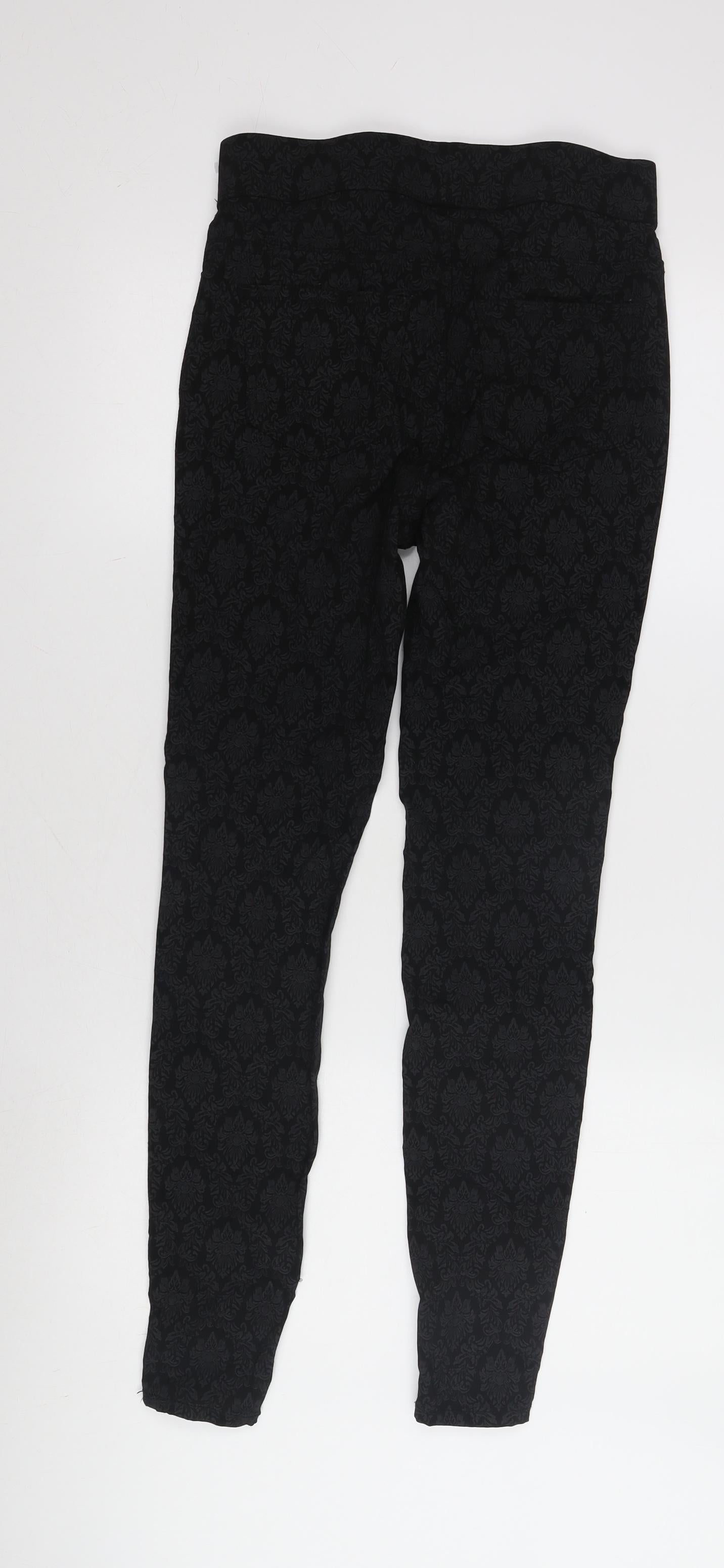 Tu Women's Black Jegging Size 8, Elastic Waist, Skinny Leg