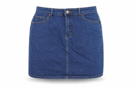 Womens UK Size 12 George Straight & Pencil Denim Skirt