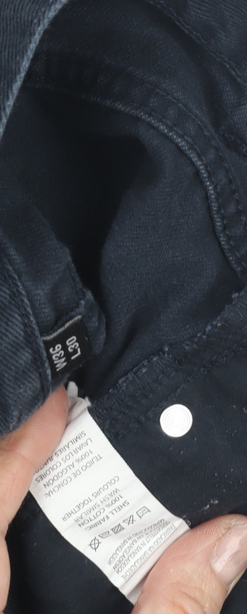 Daring Men's Blue Straight Jeans Size 36