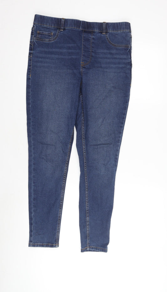 New Look Women's Blue Jegging, Size 14, Skinny Denim