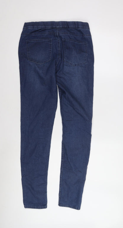 H&M Women's Blue Slim Jeggings - Size 8