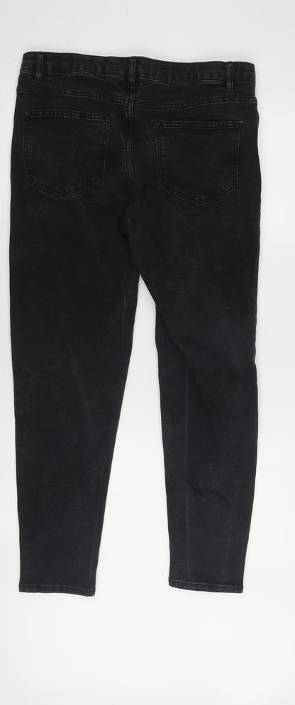 Denim 365 Women's Black Alexa Skinny Jeans, Size 14