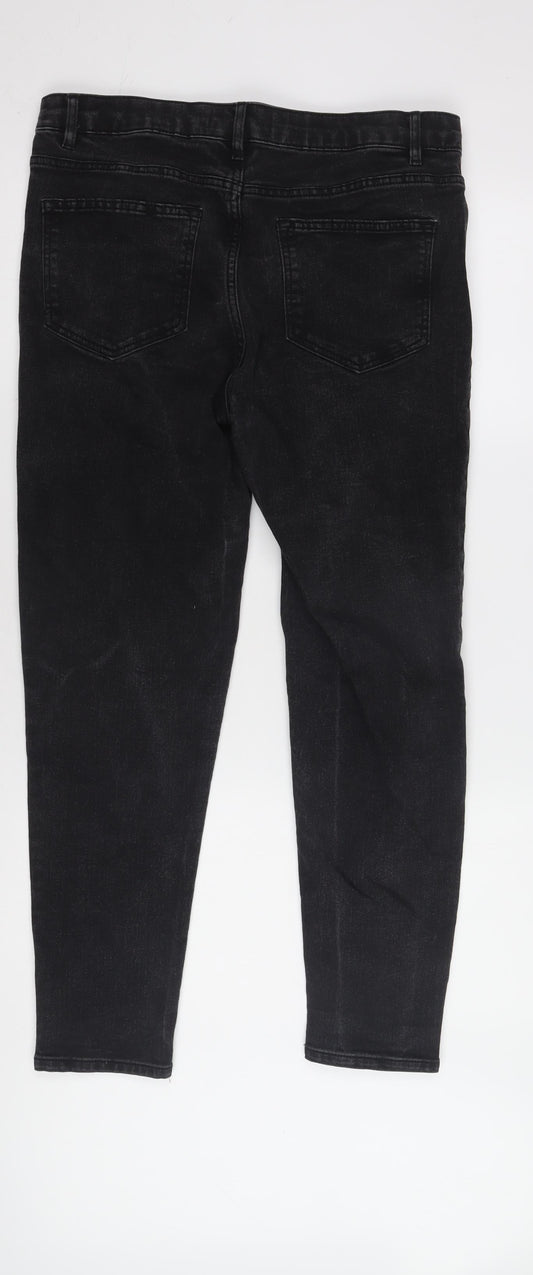 Denim 365 Women's Black Alexa Skinny Jeans, Size 14