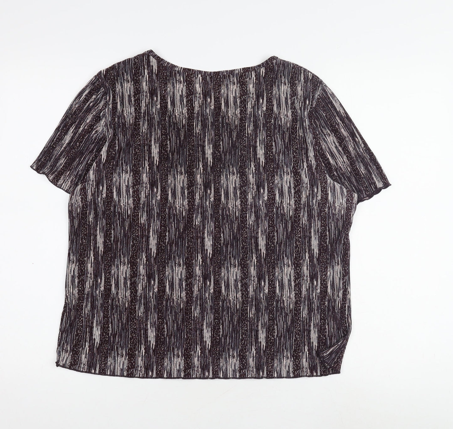 Berkertex Women's Multicoloured Striped Top Size 16