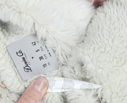 Denim Co. Women's Pink Corduroy Jacket Size 10