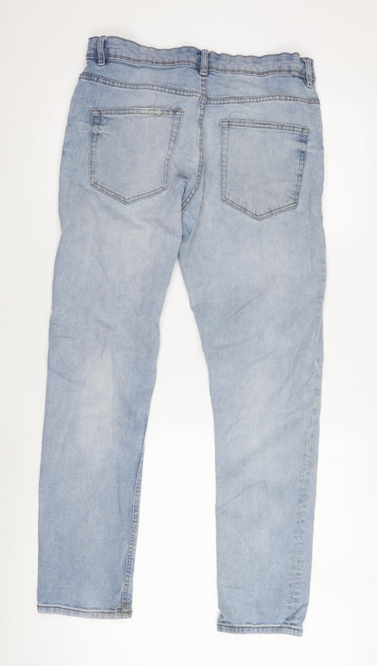 George Men's Blue Slim Jeans, Size 34