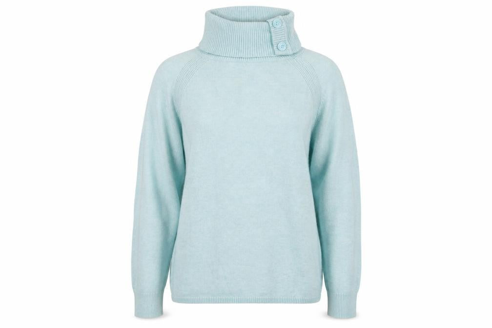 Womens UK Size M F&F Blue Pullover Jumper