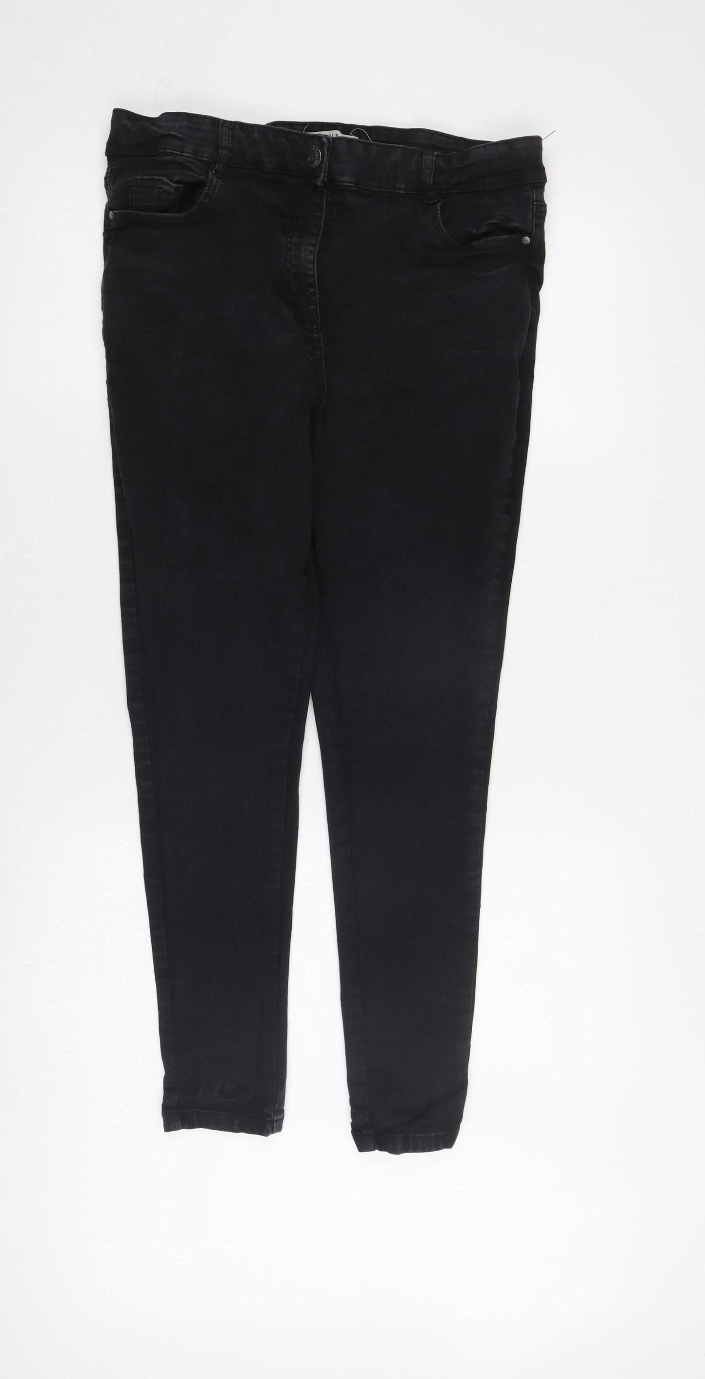 Yours Women's Black Skinny Jeans Size 18