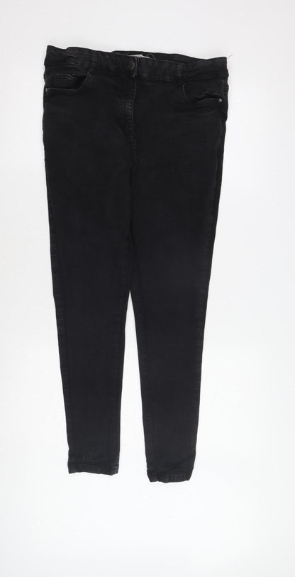 Yours Women's Black Skinny Jeans Size 18