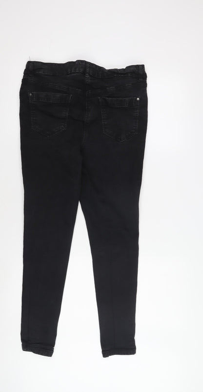 Yours Women's Black Skinny Jeans Size 18