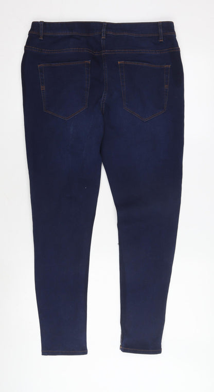 Avenue Women's Blue Jegging Stretch Jeans Size 16