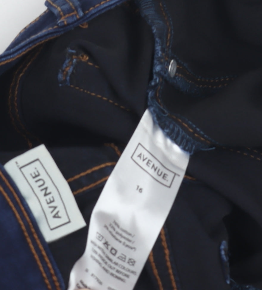 Avenue Women's Blue Jegging Stretch Jeans Size 16