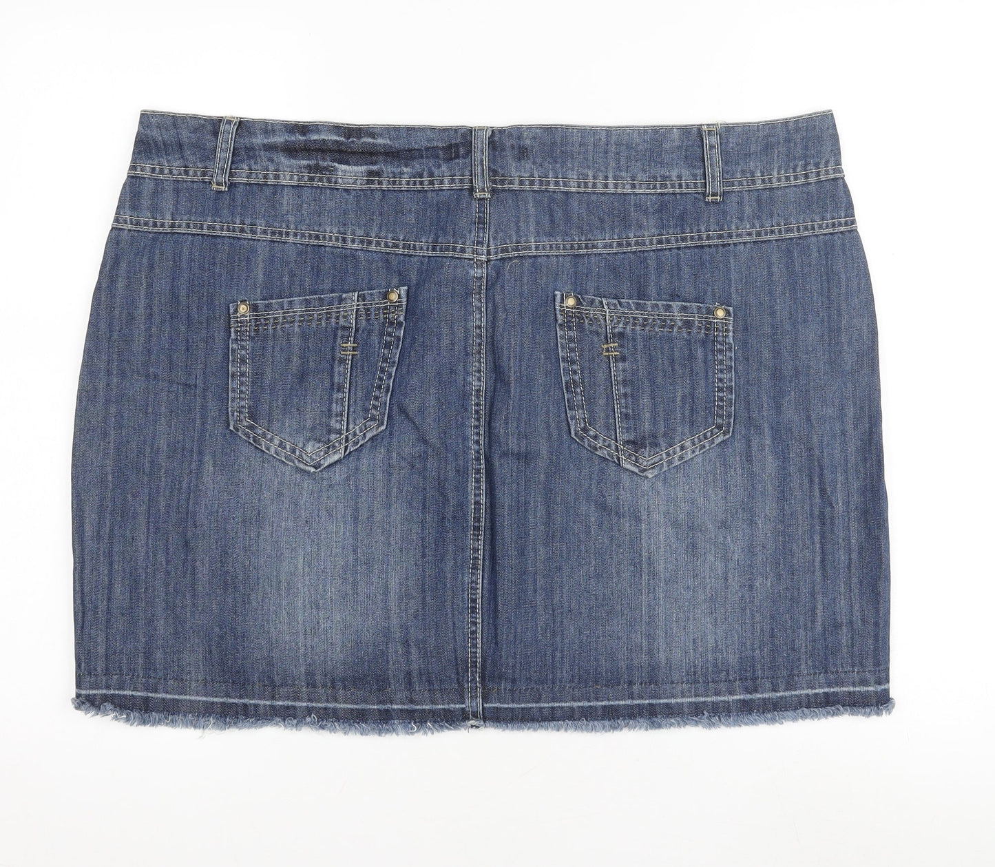 George Women's Blue Denim Pencil Skirt Size 20