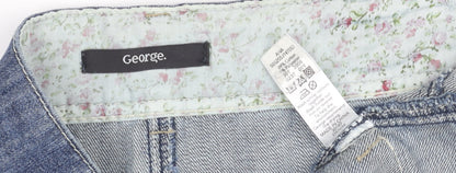 George Women's Blue Denim Pencil Skirt Size 20