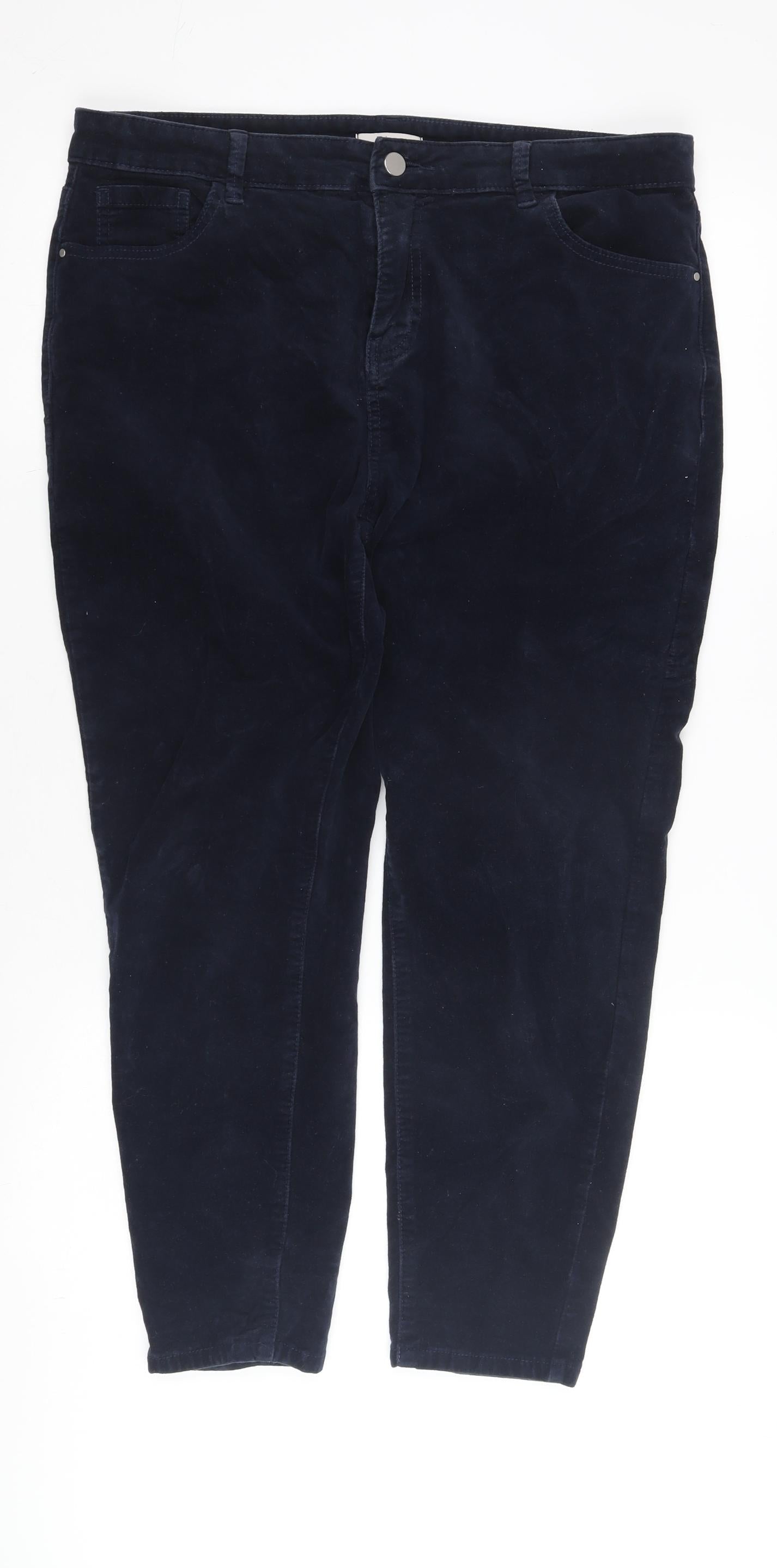 Tu Women's Blue Corduroy Trousers XS