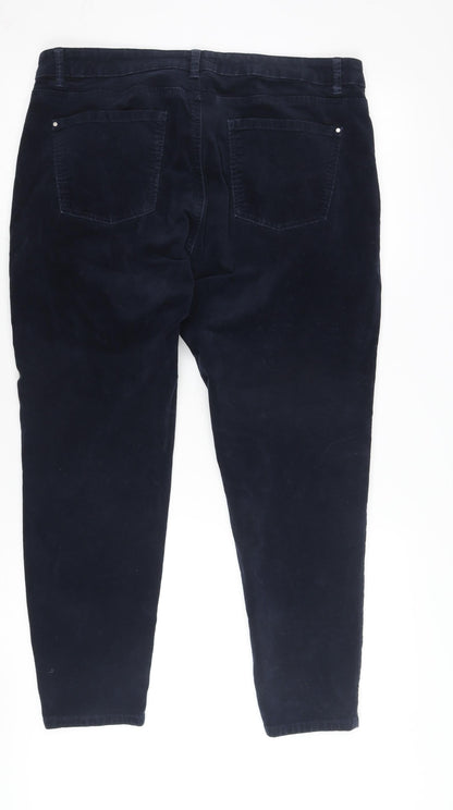 Tu Women's Blue Corduroy Trousers XS