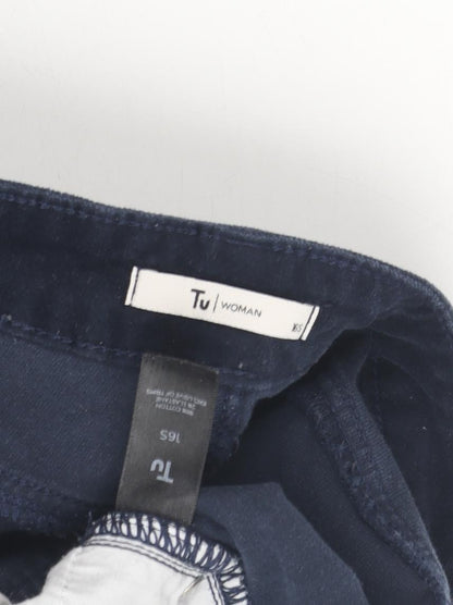 Tu Women's Blue Corduroy Trousers XS
