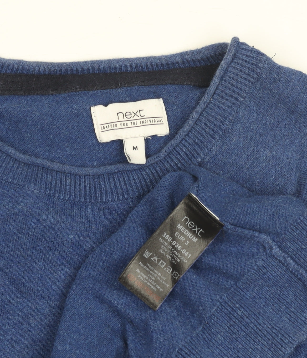 Womens UK Size M NEXT Blue Pullover Jumper