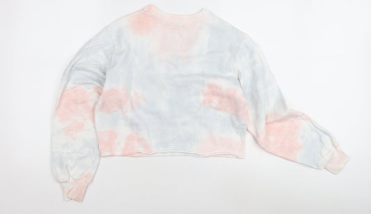 Hollister Women's Multicoloured Tie-Dye Pullover Sweatshirt 2XS