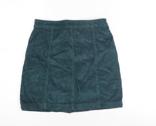TU Women’s Green Corduroy Skirt Size 8
